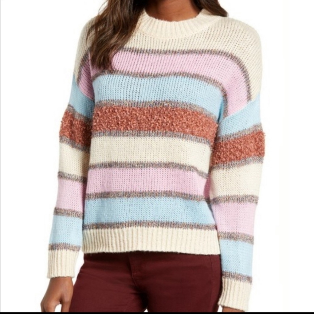 Cotton Emporium Colorblock Sweater